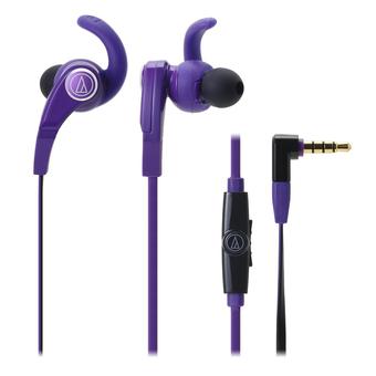 Audio-technica ATH-CKX7iS/PL Earset Earphones For Smartphones ATHCKX7iS Purple  