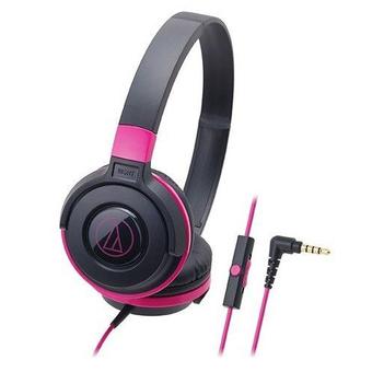 Audio-technica ATH-S100iS/BPK headphone For Smartphones Pink  