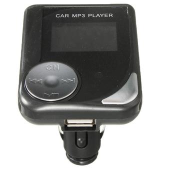 Autoleader 1.5'' LCD Car MP3 Music Audio Player FM Transmitter +Remote Support USB/TF/SD Black (Intl)  