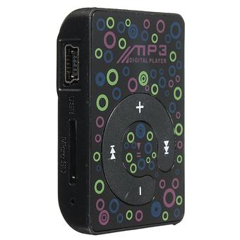 Autoleader Fashoin Mini Clip USB MP3 Music Media Player Micro SD/TF Card Slot Support 1-8GB Black (Intl)  
