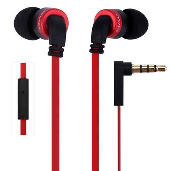 Awei ES - 13i Noise Isolation In-ear Earphone with 1.2m Cable Mic for Smartphone Tablet PC (RED) (Intl)  