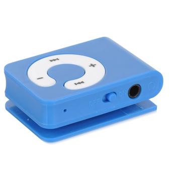 B001 Mini MP3 Player Dark Blue and White  