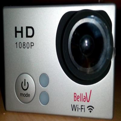BELLA VISION ActionCam BellaV BV-W8ED 2" LCD! FREE: TONGSIS+BATRE+MEMORY 16GB (SILVER) BUY ONE GET 3 FREE!!