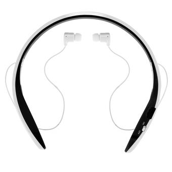 BM-170 Bluetooth Headset Stereo Mini Wireless Noise Cancelling for Sports (White)  