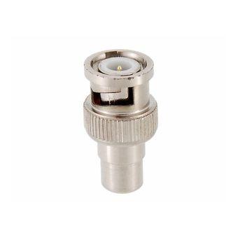 BNC Male To AC Female Connector Silver  
