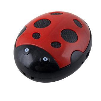 BUYINCOINS Cute Ladybug Mini MP3 Media Player  