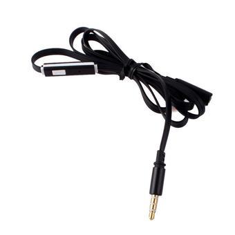 BUYINCOINS Extension Audio Cable with Mic For Headset Earphone  