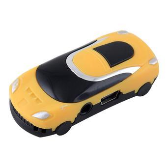 BUYINCOINS Mini Car Style USB Digital MP3 (Yellow)  