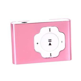 BUYINCOINS Mini USB Digital Mp3 Player (Pink)  