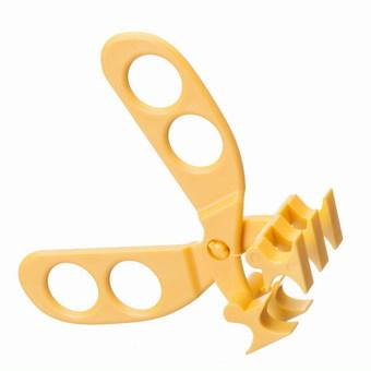 Baby Multifunction Food Scissors for Feeding (Yellow) (Intl)  