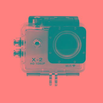 Bcare Action Camera - B-Cam X-2 WiFi- 12MP - Full HD - Waterproof 30m 2 inch - Silver  