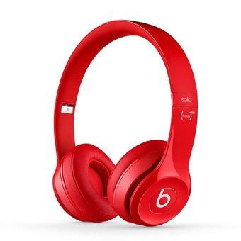 Beats Solo 2 On-Ear Headphone - Merah  