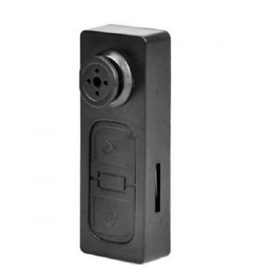 Best CT Mini S918 Spy Button Shirt Camera - Hitam