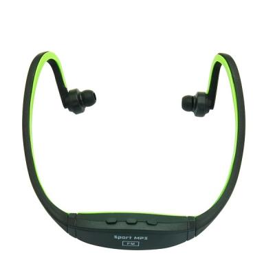 Best CT Sport MP3 Player Slot Micro SD/TF with FM Radio - Black/Green