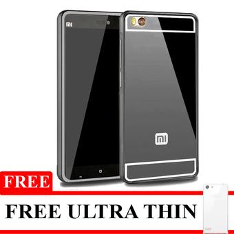 Best Seller Mirror Aluminium Bumper For Xiaomi Mi4i -Black + Ultrathin  