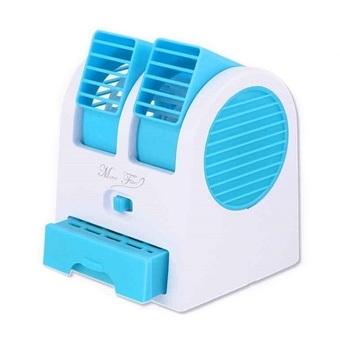 Blue Kipas Angin / AC Duduk Aroma Therapi Portable Fragrance Handy Cooler Fan Portable Desktop  