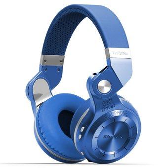 Bluedio Turbine T2 Foldable Style Bluetooth 4.1 Headphone / Headset - 2nd Generation - Biru  