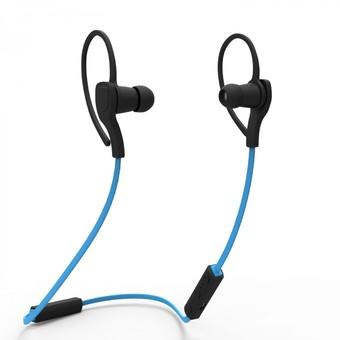 Bluetooth 3.0+ EDR Wireless Earphones Stereo Earbuds+ Microphone Handsfree ,black+blue (Intl)  