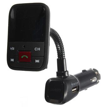Bluetooth Car FM Transmitter USB SD 3.5mm Audio Handsfree MIC Remote for iphone (Intl)  
