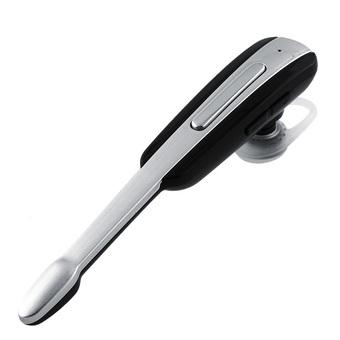 Bluetooth Wireless Headset Handfree Earphone Stereo for Smartphone & Tablet - Black Silver  