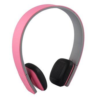 Bluetooth Wireless Sports Stereo Headset For Computer Mobile Phone (Pink)  