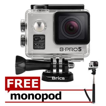 Brica B-PRO5 Alpha Edition - 12 MP - Silver + Gratis Monopod  