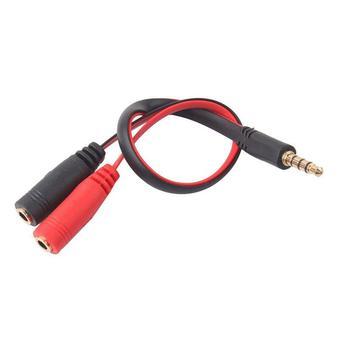 Buyincoins 3.5mm Male to 2 Female Stereo Audio Y Splitter Adapter Cable for iPhone iPad HTC  