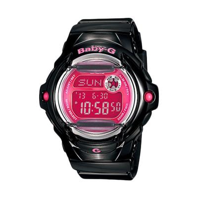 CASIO Baby-G BG-169R-1B Sports Glossy Black Pink Jam Tangan Wanita