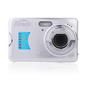CDFE HD Digital Camera 18MP 2.7" TFT 8x Zoom Smile Capture Anti-shake Video Camcorder white  
