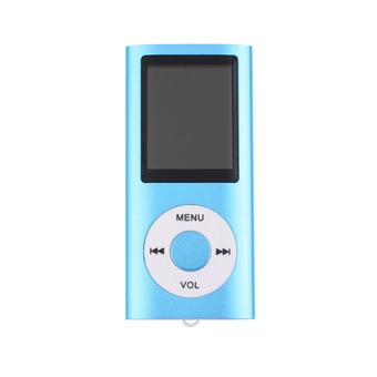 CHEER 2GB-16GB SD/TF Card LCD Digital MP3/MP4 Video FM Radio Player Blue (Intl)  