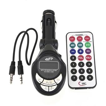 CHEER 4in1 Car MP3 Player Wireless FM Transmitter Modulator USB SD CD MMC Remote (Intl)  