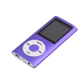 CHEER 4th 1.8in LCD Digital MP3/MP4 Video FM Radio Player For 2GB-16GB SD/TF Card purple (Intl)  