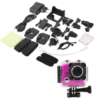 CHEER M20 24fps ULTRA HD 16MP Sport Action Camera Mini WiFi Waterproof Webcam (Rose Red) (Intl)  