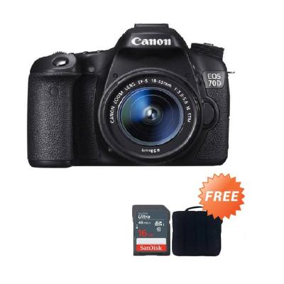 Canon 70d Kamera DSLR + Free Canon Tas Kamera + Sandisk 16 GB