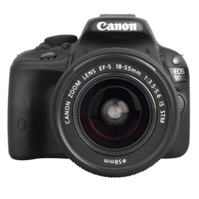 Canon Digital EOS 100D Lensa Kit18-55mm IS STM - Hitam