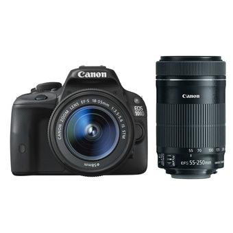 Canon EOS 100D 18 Megapixel 18-55mm + 55-250mm Double Lens Kit  