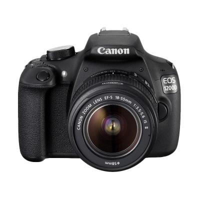 Canon EOS 1200D IS Kamera DSLR Lensa Kit 18-55 mm - 18 MP - Hitam