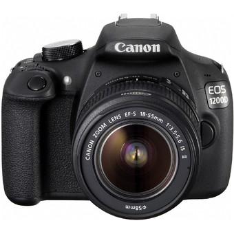 Canon EOS 1200D Kit 18-55mm f/3.5-5.6 IS II - 18 MP - Hitam  