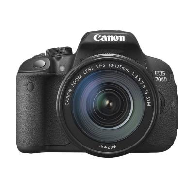 Canon EOS 700D Kit 18-135mm IS STM Hitam Kamera DSLR