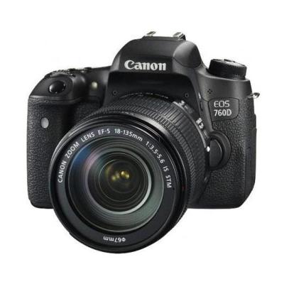 Canon EOS 760D With Lens 18-135mm STM Wifi Kamera DSLR