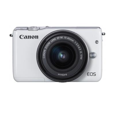 Canon EOS M10 EF-M 15-45mm Kamera Mirrorless - Putih