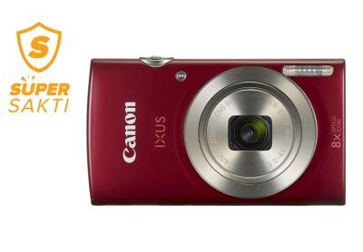 Canon IXUS 175 20 MP 8x Zoom+ ASURANSI - Merah