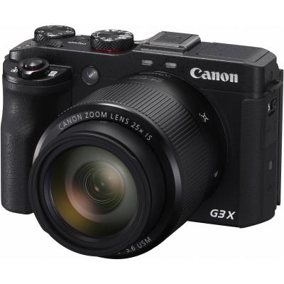 Canon PowerShot G3X Black Camera Pocket + Memory Sandisk 8GB + Tas + Screen Guard