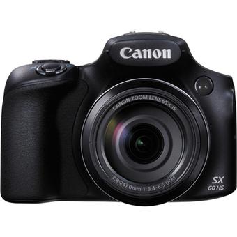 Canon PowerShot SX60 HS - 16 MP - 65x Optical Zoom - Hitam  