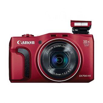 Canon PowerShot SX700 HS 16.1 MP Digital Camera Red  