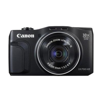 Canon PowerShot SX700 HS- 16.1MP - 30x Optical Zoom - Hitam