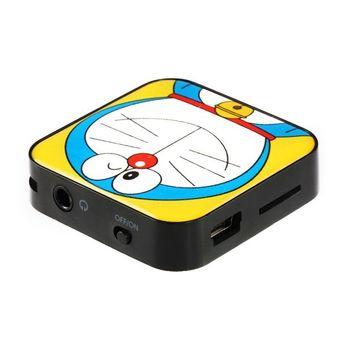 Cartoon Doraemon Print Square MP3 Player with TF Card Reader  
