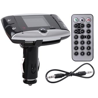 CatWalk Car Kit FM Audio Transmitter Bluetooth Modulator MP3 Player USB Charger SD Slot (Black+Silver) (Intl)  