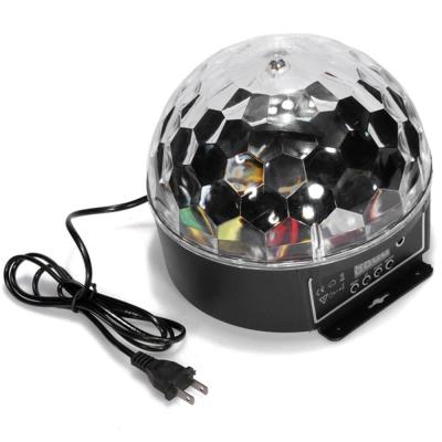 Crystal Magic Ball Sound Activated LED Disco Lamp with DMX512