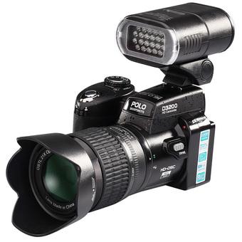 D3200 HD 5.0MP CMOS 3 inch TFT LCD Screen Digital Camera professional 21X Optical Zoom Cameras with LED (Black)   (Intl)  